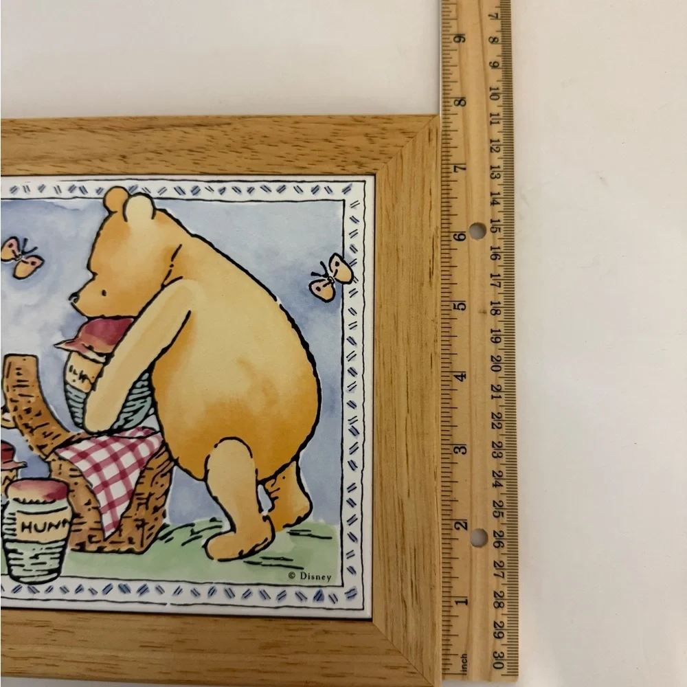 Disney Winnie the Pooh Honey Gathering Yellow and Blue Wall Art